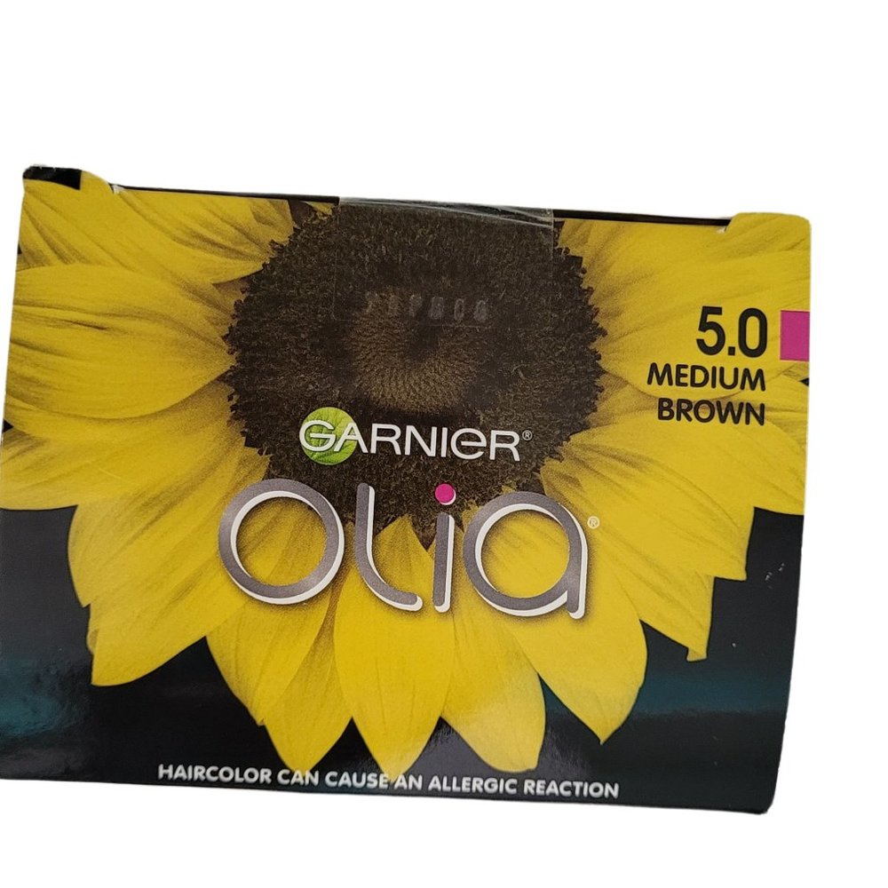 Garnier Olia Brilliant Color Medium Brown 5.0 NWOT